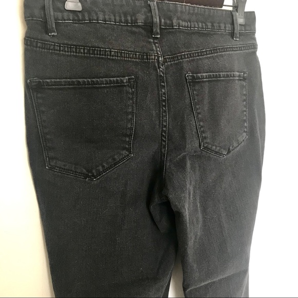 Sonoma Lifestyle Black Midrise Straight Jeans 10S - Picture 11 of 12